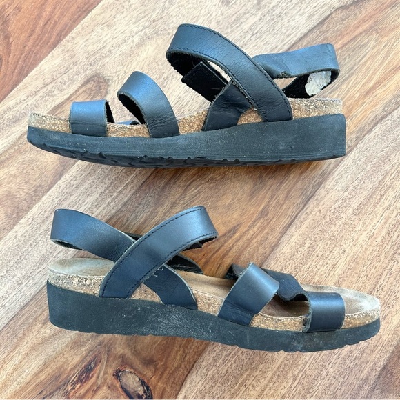 NAOT Kayla sandals leather with cork footbed - Picture 4 of 8